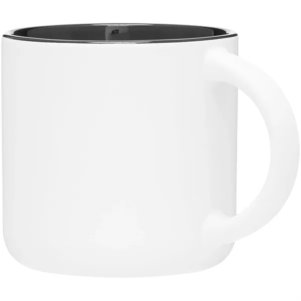 14 oz ceramic mug with a matte exterior and glossy colored... from ASI 51197 ETS Express, LLC