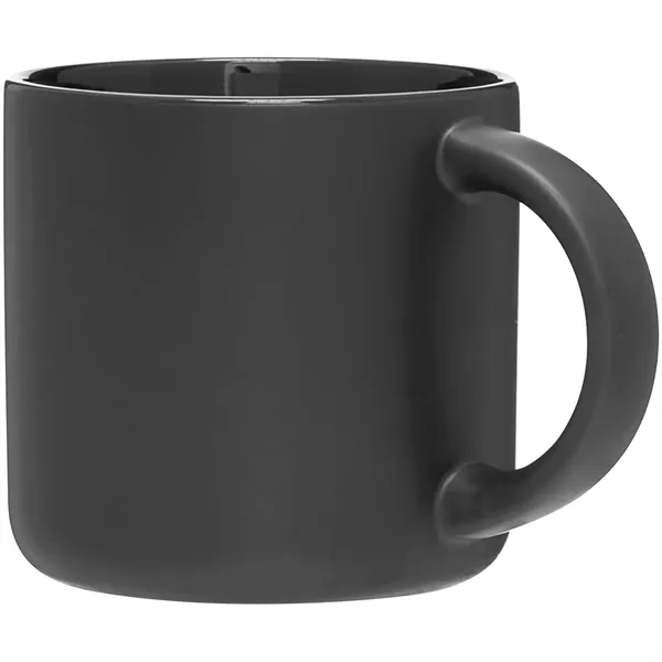 14 oz ceramic mug with a matte exterior and glossy colored... from ASI 51197 ETS Express, LLC