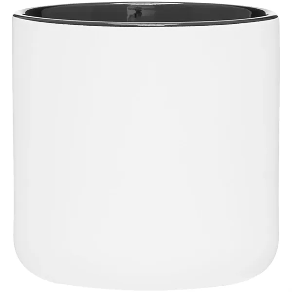 14 oz ceramic mug with a matte exterior and glossy colored... from ASI 51197 ETS Express, LLC