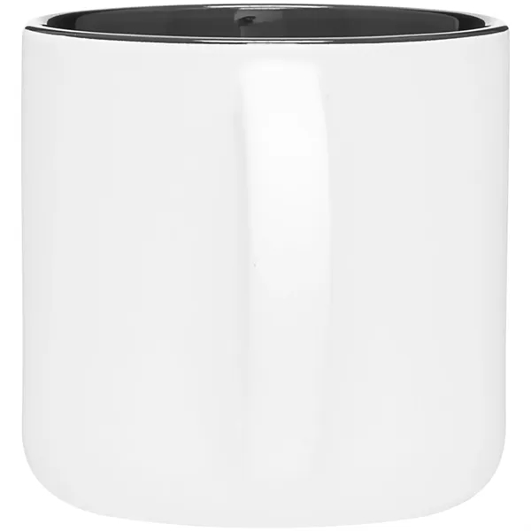 14 oz ceramic mug with a matte exterior and glossy colored... from ASI 51197 ETS Express, LLC