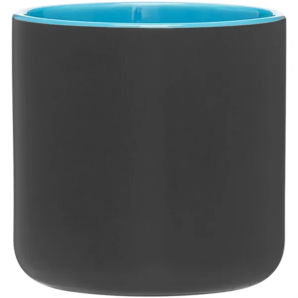 14 oz ceramic mug with a matte exterior and glossy colored... from ASI 51197 ETS Express, LLC