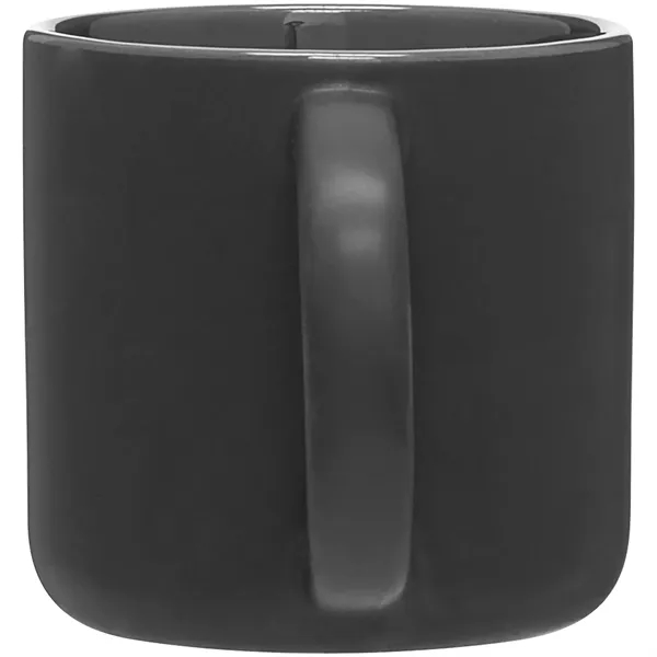 14 oz ceramic mug with a matte exterior and glossy colored... from ASI 51197 ETS Express, LLC