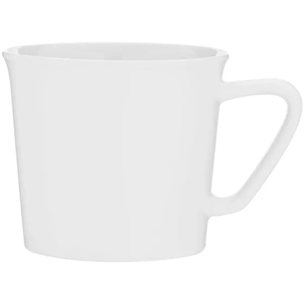 11 oz ceramic mug with glossy colored exterior and matching glossy... from ASI 51197 ETS Express, LLC