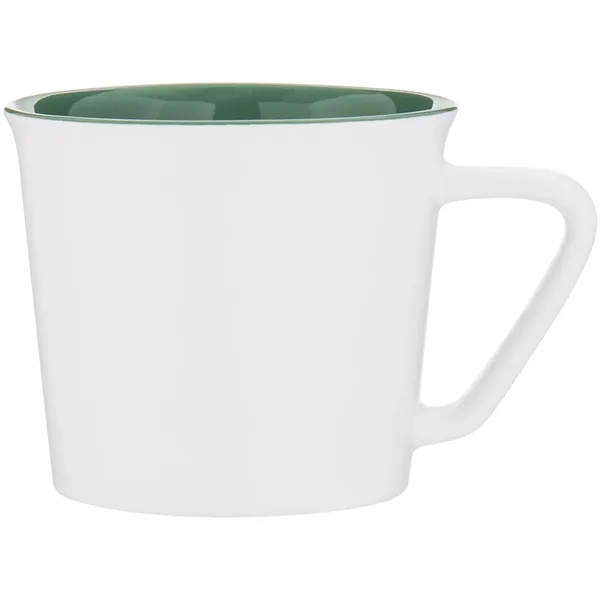 11 oz ceramic mug with glossy colored exterior and matching glossy... from ASI 51197 ETS Express, LLC