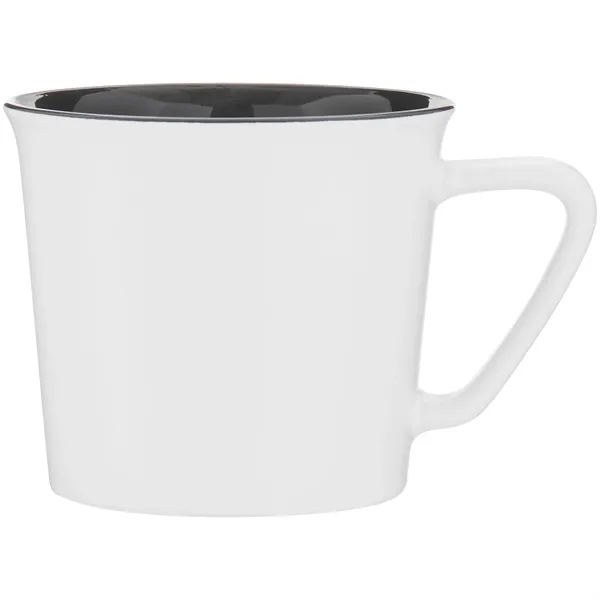 11 oz ceramic mug with glossy colored exterior and matching glossy... from ASI 51197 ETS Express, LLC