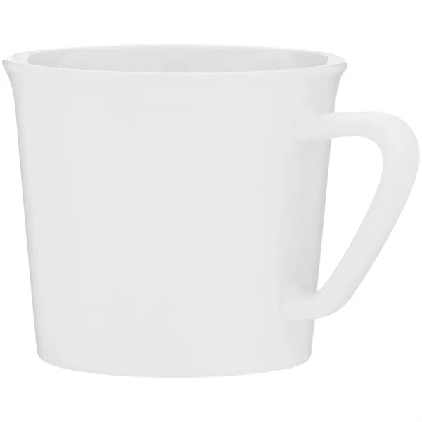 11 oz ceramic mug with glossy colored exterior and matching glossy... from ASI 51197 ETS Express, LLC