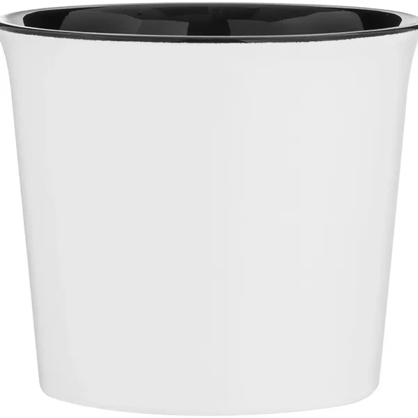11 oz ceramic mug with glossy colored exterior and matching glossy... from ASI 51197 ETS Express, LLC