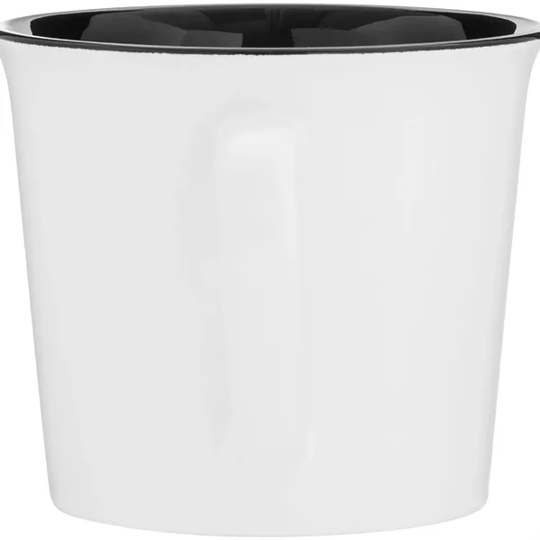 11 oz ceramic mug with glossy colored exterior and matching glossy... from ASI 51197 ETS Express, LLC