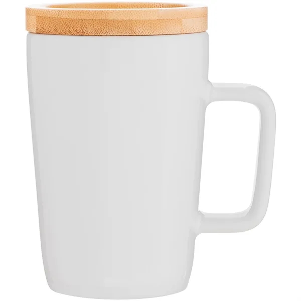 14 oz ceramic mug with glossy colored exterior, matching glossy interior,... from ASI 51197 ETS Express, LLC