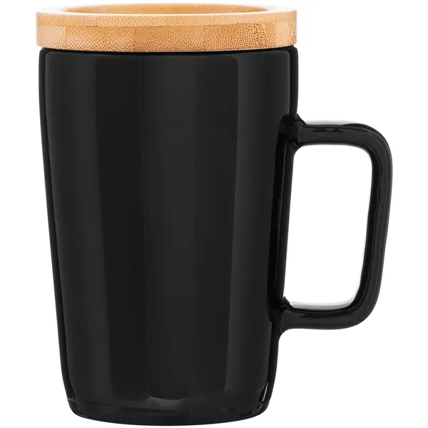 14 oz ceramic mug with glossy colored exterior, matching glossy interior,... from ASI 51197 ETS Express, LLC