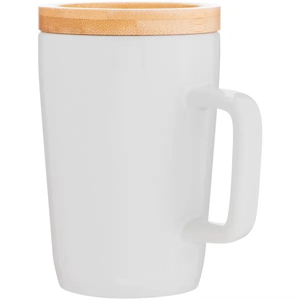 14 oz ceramic mug with glossy colored exterior, matching glossy interior,... from ASI 51197 ETS Express, LLC