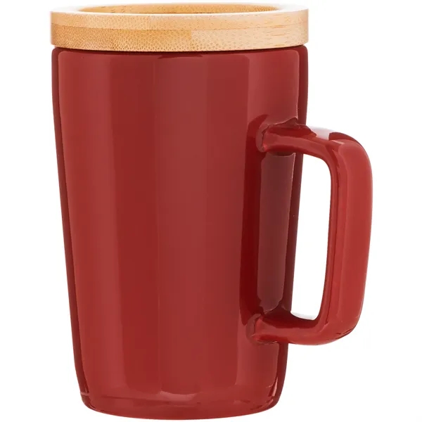 14 oz ceramic mug with glossy colored exterior, matching glossy interior,... from ASI 51197 ETS Express, LLC