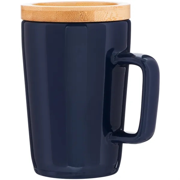 14 oz ceramic mug with glossy colored exterior, matching glossy interior,... from ASI 51197 ETS Express, LLC