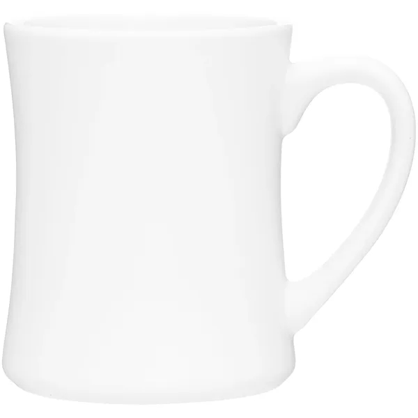 15 oz ceramic mug with handle, matte colored exterior and glossy... from ASI 51197 ETS Express, LLC