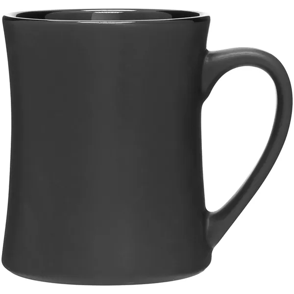 15 oz ceramic mug with handle, matte colored exterior and glossy... from ASI 51197 ETS Express, LLC