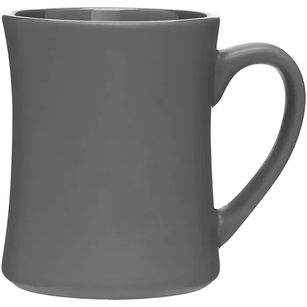 15 oz ceramic mug with handle, matte colored exterior and glossy... from ASI 51197 ETS Express, LLC