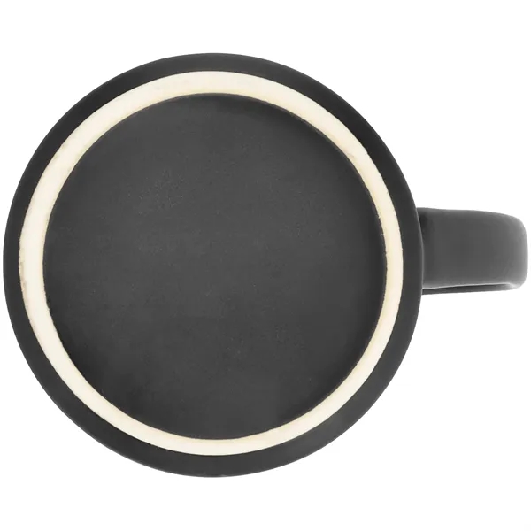 15 oz ceramic mug with handle, matte colored exterior and glossy... from ASI 51197 ETS Express, LLC