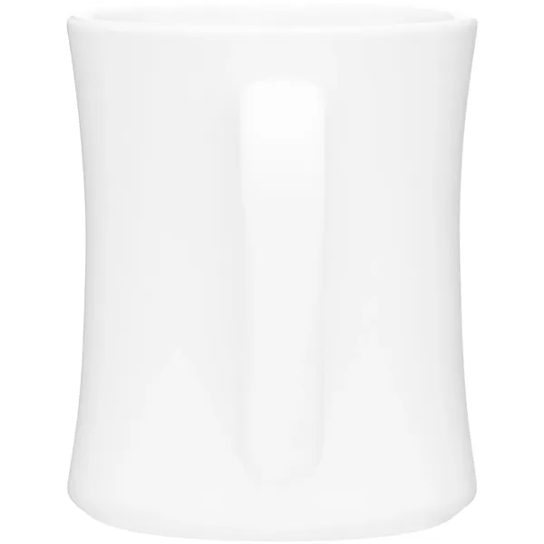 15 oz ceramic mug with handle, matte colored exterior and glossy... from ASI 51197 ETS Express, LLC