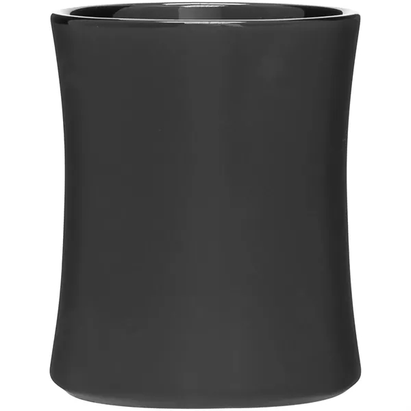 15 oz ceramic mug with handle, matte colored exterior and glossy... from ASI 51197 ETS Express, LLC