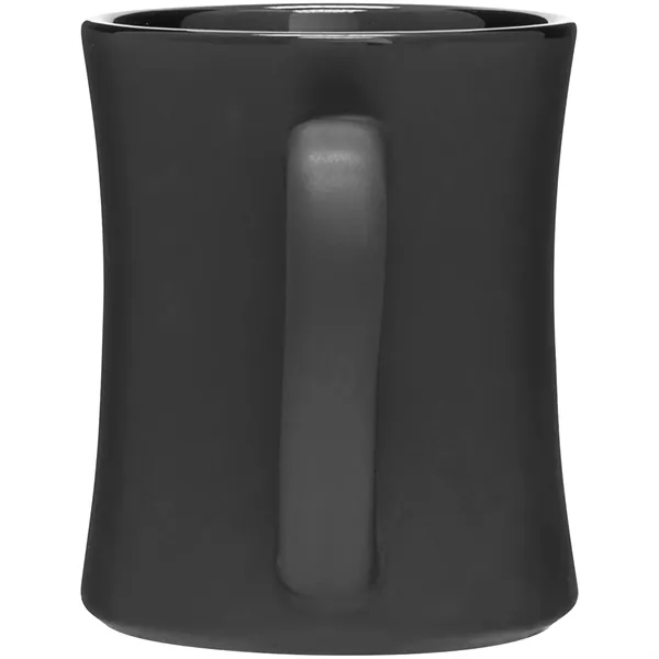 15 oz ceramic mug with handle, matte colored exterior and glossy... from ASI 51197 ETS Express, LLC