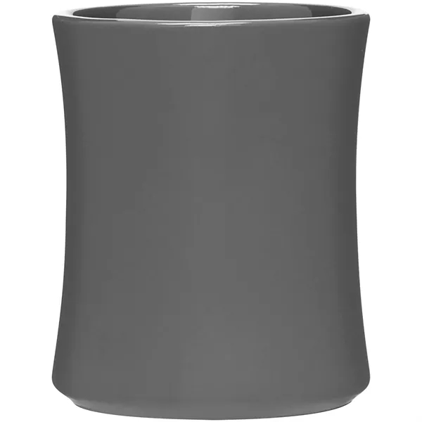 15 oz ceramic mug with handle, matte colored exterior and glossy... from ASI 51197 ETS Express, LLC