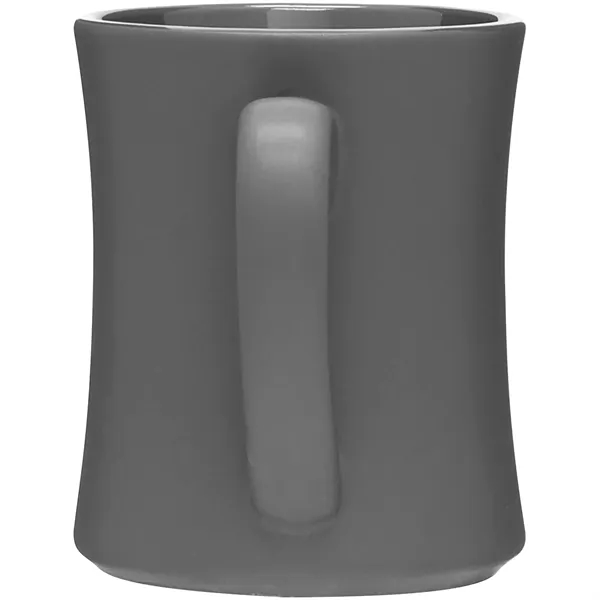 15 oz ceramic mug with handle, matte colored exterior and glossy... from ASI 51197 ETS Express, LLC