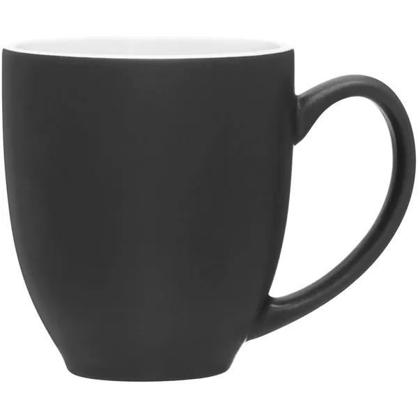 15 oz ceramic bistro mug with glossy colored exterior and interior.... from ASI 51197 ETS Express, LLC