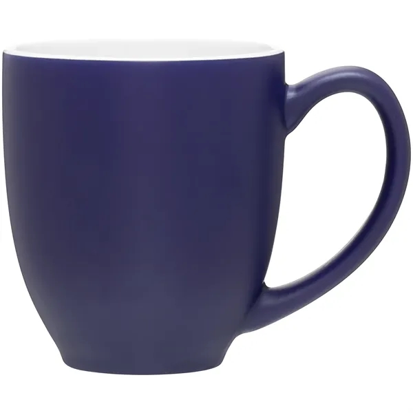15 oz ceramic bistro mug with glossy colored exterior and interior.... from ASI 51197 ETS Express, LLC