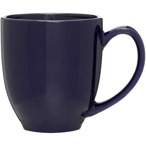 15 oz ceramic bistro mug with glossy colored exterior and interior.... from ASI 51197 ETS Express, LLC