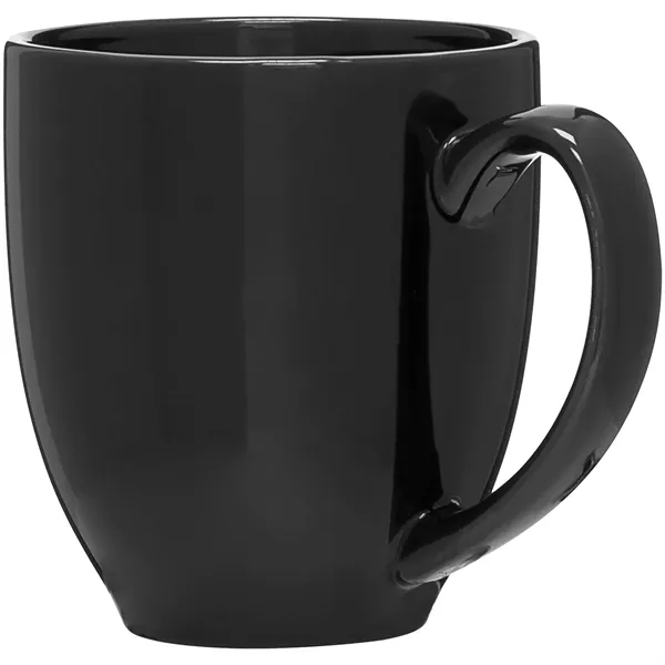 15 oz ceramic bistro mug with glossy colored exterior and interior.... from ASI 51197 ETS Express, LLC