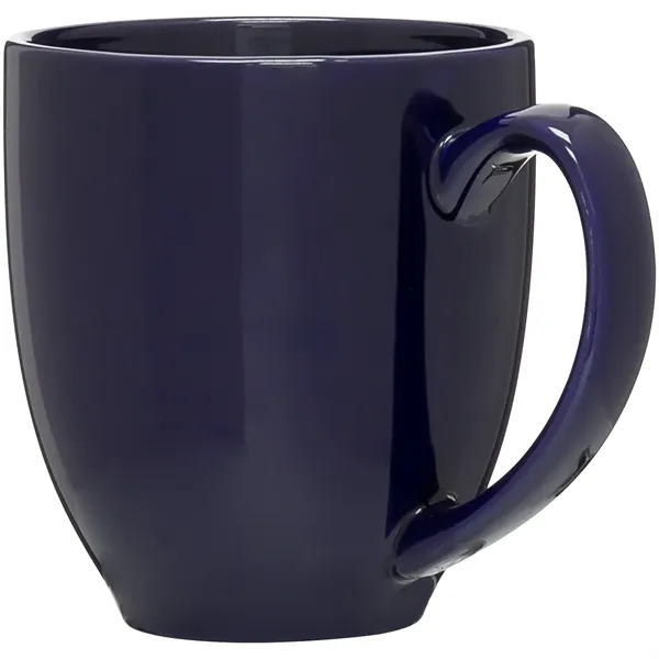 15 oz ceramic bistro mug with glossy colored exterior and interior.... from ASI 51197 ETS Express, LLC