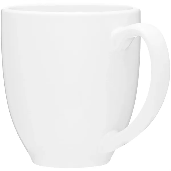 15 oz ceramic bistro mug with glossy colored exterior and interior.... from ASI 51197 ETS Express, LLC