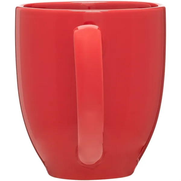 15 oz ceramic bistro mug with glossy colored exterior and interior.... from ASI 51197 ETS Express, LLC