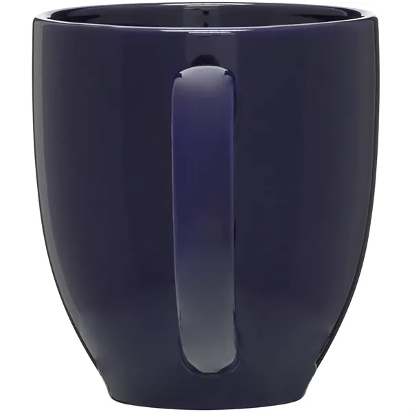 15 oz ceramic bistro mug with glossy colored exterior and interior.... from ASI 51197 ETS Express, LLC