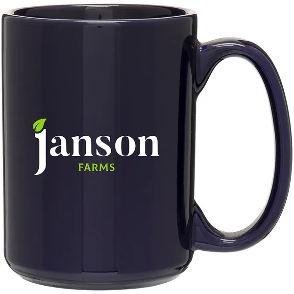 15 oz ceramic mug with handle and glossy exterior/interior.... from ASI 51197 ETS Express, LLC