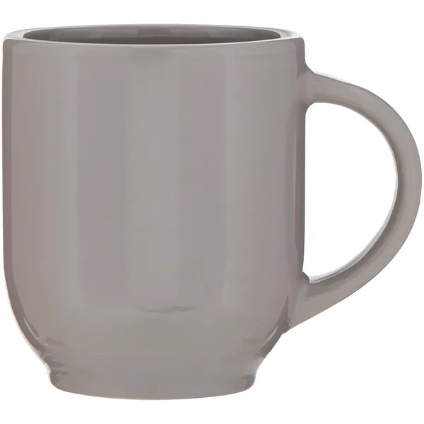 15 oz ceramic mug with glossy colored exterior and matching glossy... from ASI 51197 ETS Express, LLC