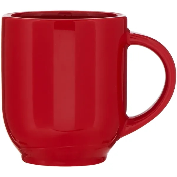 15 oz ceramic mug with glossy colored exterior and matching glossy... from ASI 51197 ETS Express, LLC
