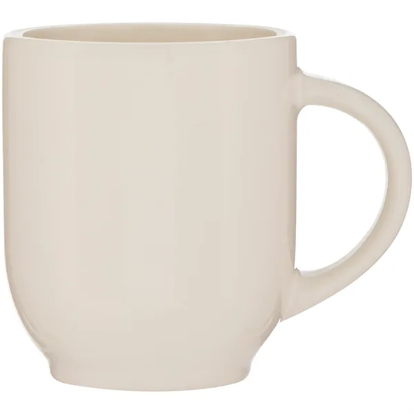 15 oz ceramic mug with glossy colored exterior and matching glossy... from ASI 51197 ETS Express, LLC