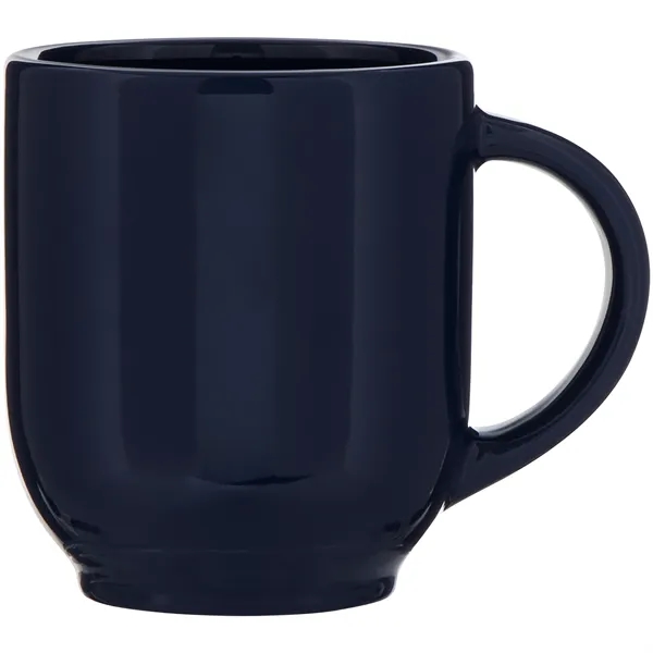 15 oz ceramic mug with glossy colored exterior and matching glossy... from ASI 51197 ETS Express, LLC