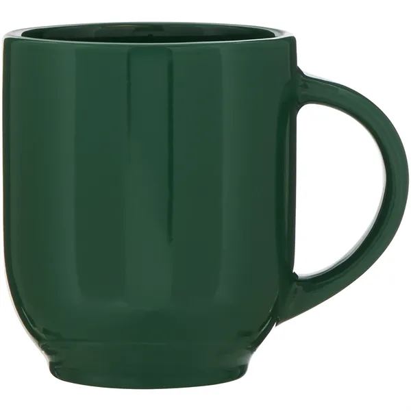 15 oz ceramic mug with glossy colored exterior and matching glossy... from ASI 51197 ETS Express, LLC