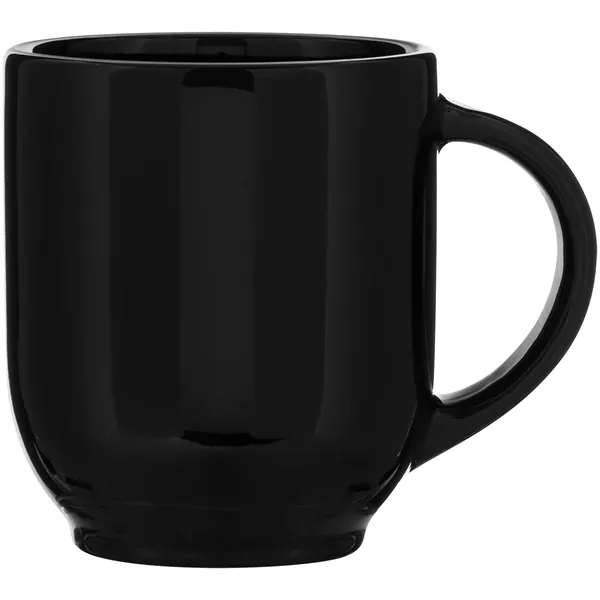 15 oz ceramic mug with glossy colored exterior and matching glossy... from ASI 51197 ETS Express, LLC