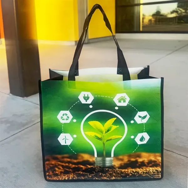 Full Gusseted Tote - Features a Full Color Sublimated Print on... from ASI 67557 LimeLight Ent / Limelight USA