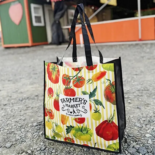 Full Gusseted Tote - Features a Full Color Sublimated Print on... from ASI 67557 LimeLight Ent / Limelight USA