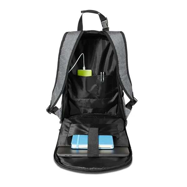 Laptop backpack with a hidden side zipper pocket, main compartment, multi-panel... from ASI 79530 Prime Line