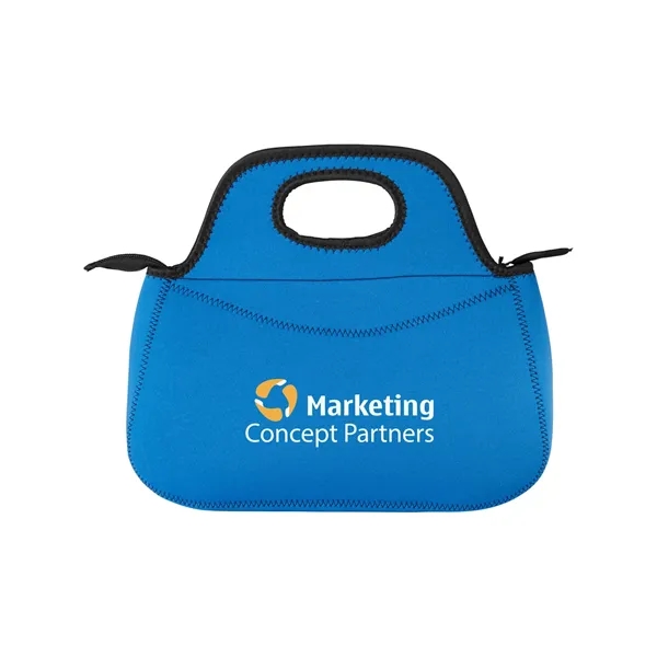 Neoprene lunch pouch with padded zipper closure and wide comfort handles.... from ASI 79530 Prime Line