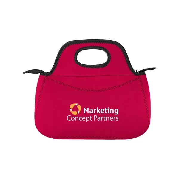 Neoprene lunch pouch with padded zipper closure and wide comfort handles.... from ASI 79530 Prime Line