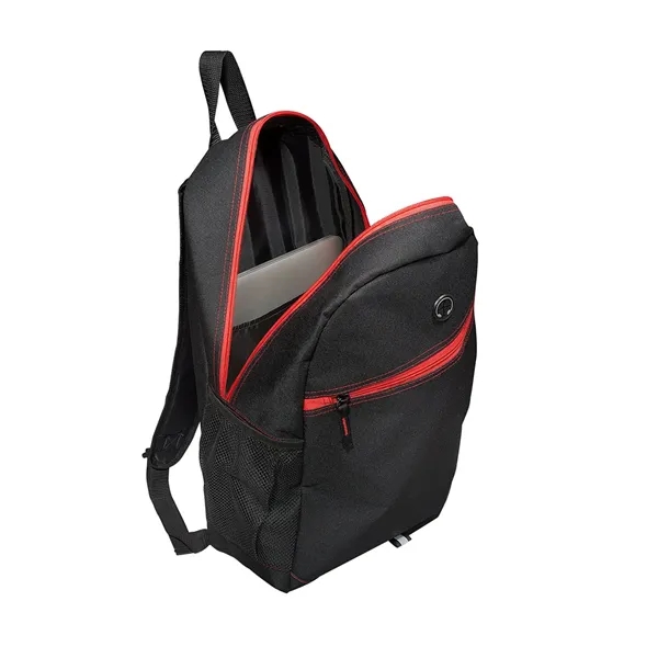 Laptop backpack that measures 5.5" x 11" x 16" and is... from ASI 79530 Prime Line