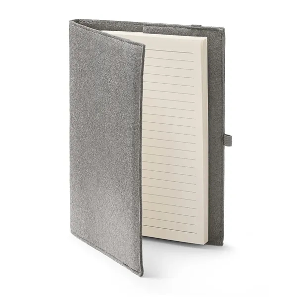 Refillable journal with 80 sheets of wide-ruled paper, silk ribbon bookmark,... from ASI 79530 Prime Line