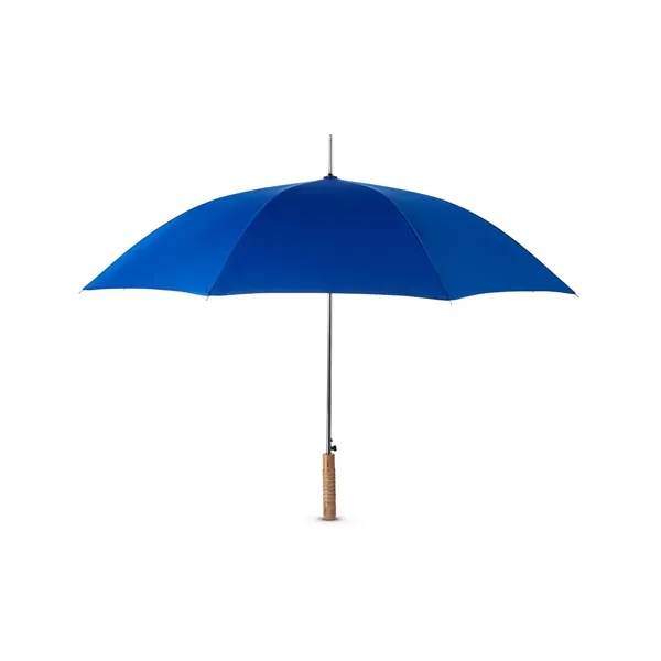 Stick umbrella with a 210T pongee canopy, steel shaft, ribs, wood... from ASI 79530 Prime Line