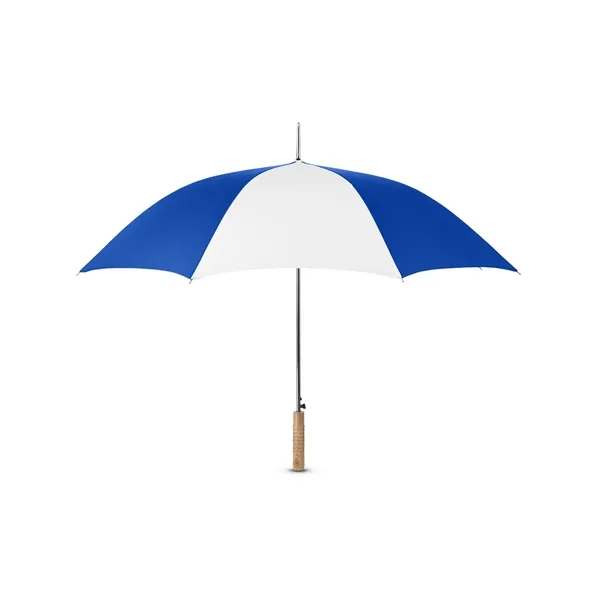 Stick umbrella with a 210T pongee canopy, steel shaft, ribs, wood... from ASI 79530 Prime Line